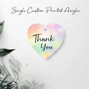 Single Custom Printed Acrylics